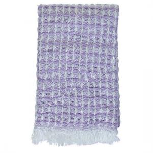 Handduk Gofret Waffle Lila 40x90