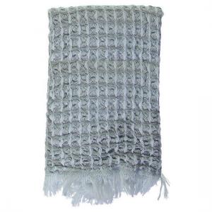 Handduk Gofret Silvergrå 40x90