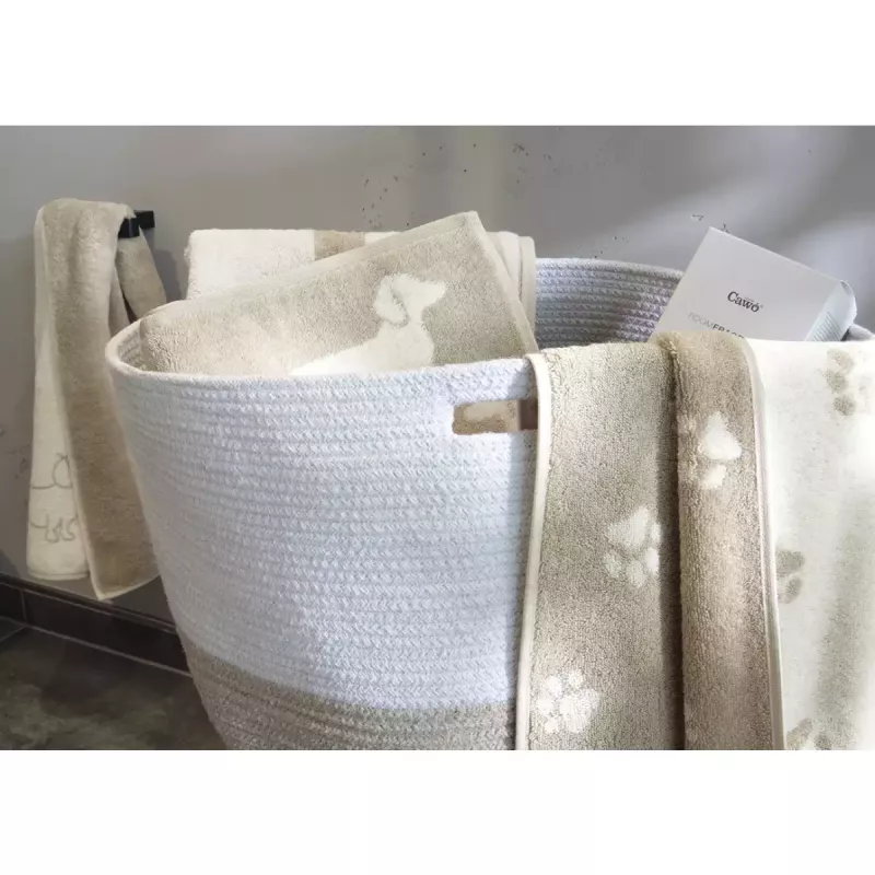 Handduk We Love Dogs Companion natur-beige 6248-33