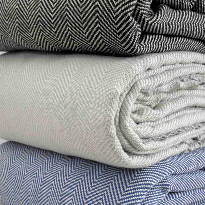 Pläd Herringbone king size XXL