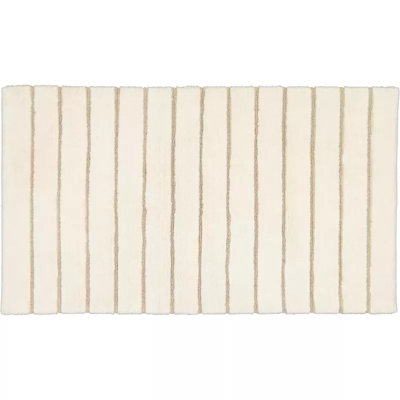 Handwoven Reversible  Bath rug 1008-33 Natur