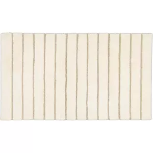Handwoven Reversible  Bath rug 1008-33 Natur