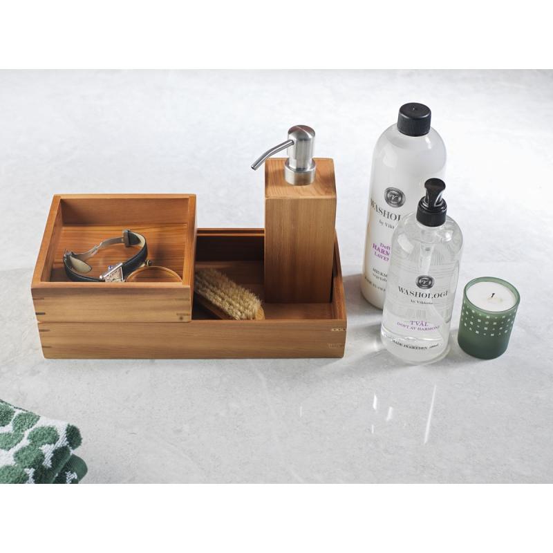 Hinoki Tvålpump och 2 förvaringslådor