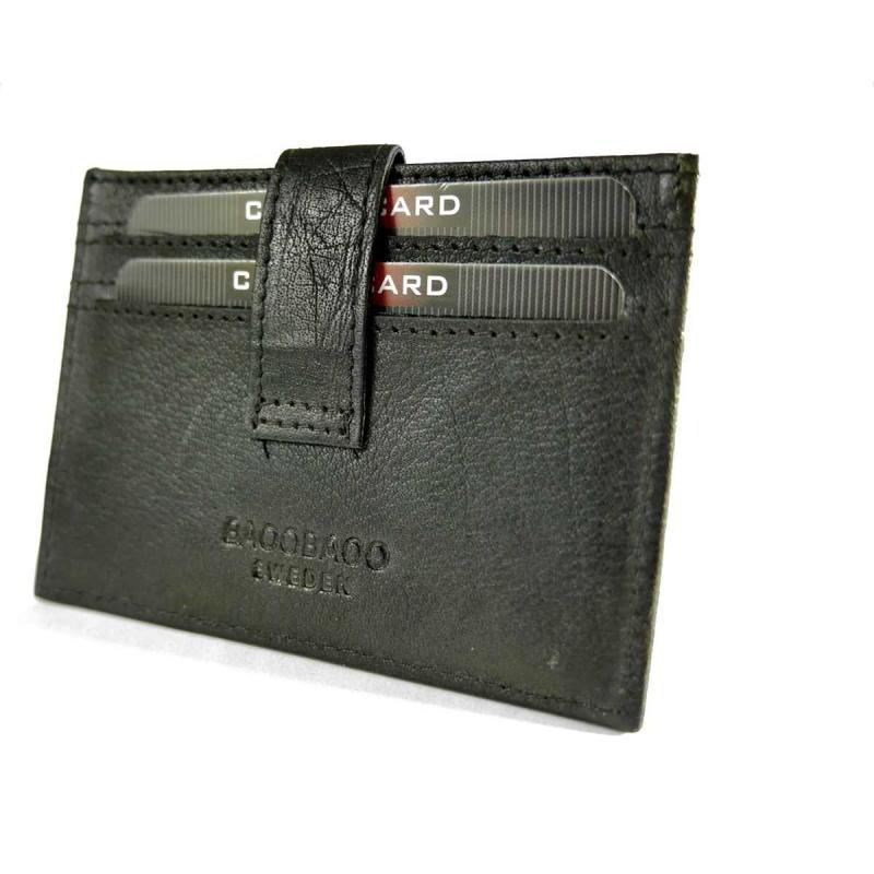 Leather Card holder Black