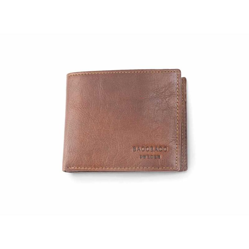 Leather Dollar Bill Wallet S Brandy