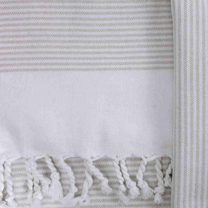 Small size cotton peshtemal Napoli 100x40 cm hand or hair towel