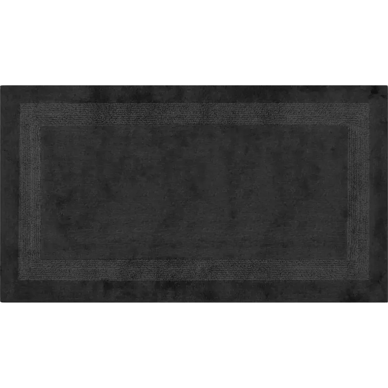 Luxury Reversible Bath Rug 1000-740 Basalt