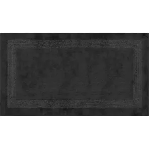Luxury Reversible Bath Rug 1000-740 Basalt