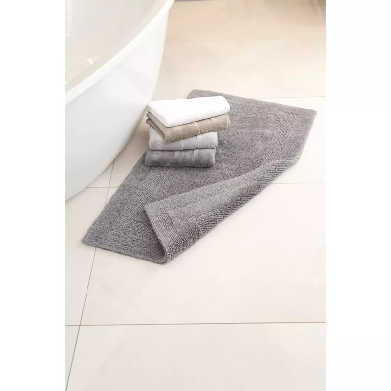 Lyxig Vändbar Badrumsmatta 1000-775 Silber