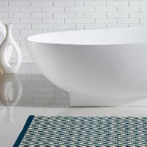 Carpet / Mat LOZENGA 50x70, 70x150, 120x170 cm Indigo Bathroom Bedroom AKOUAREL