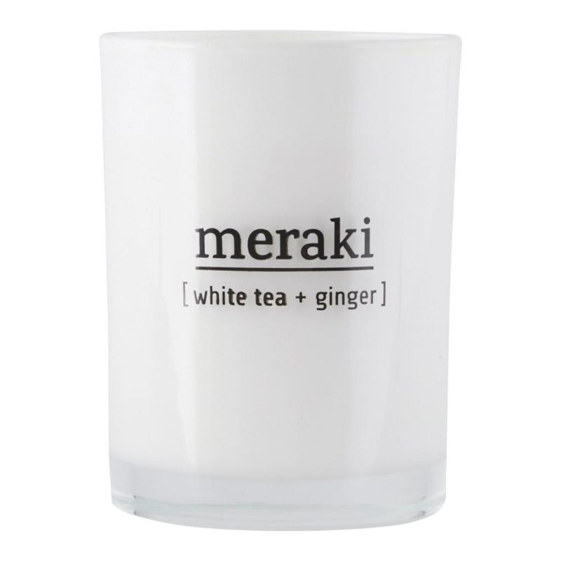 Scented candle, White tea & ginger