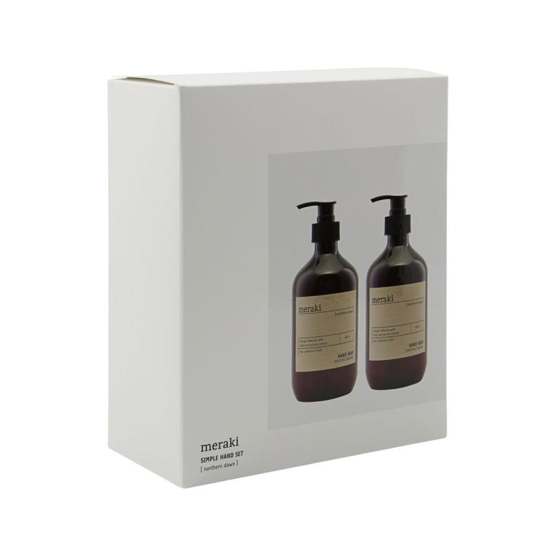 Gift box, Simple hand set - Northern Dawn hand soap, White