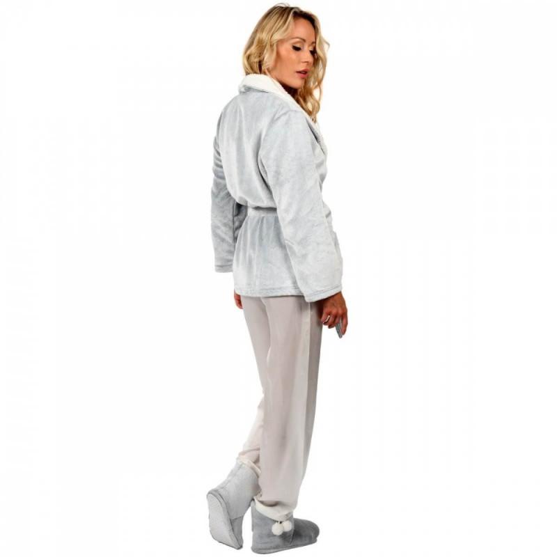 Slippers Sensoft MILADY silver grey