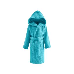 Bathrobe for kids LUXURY turquoise