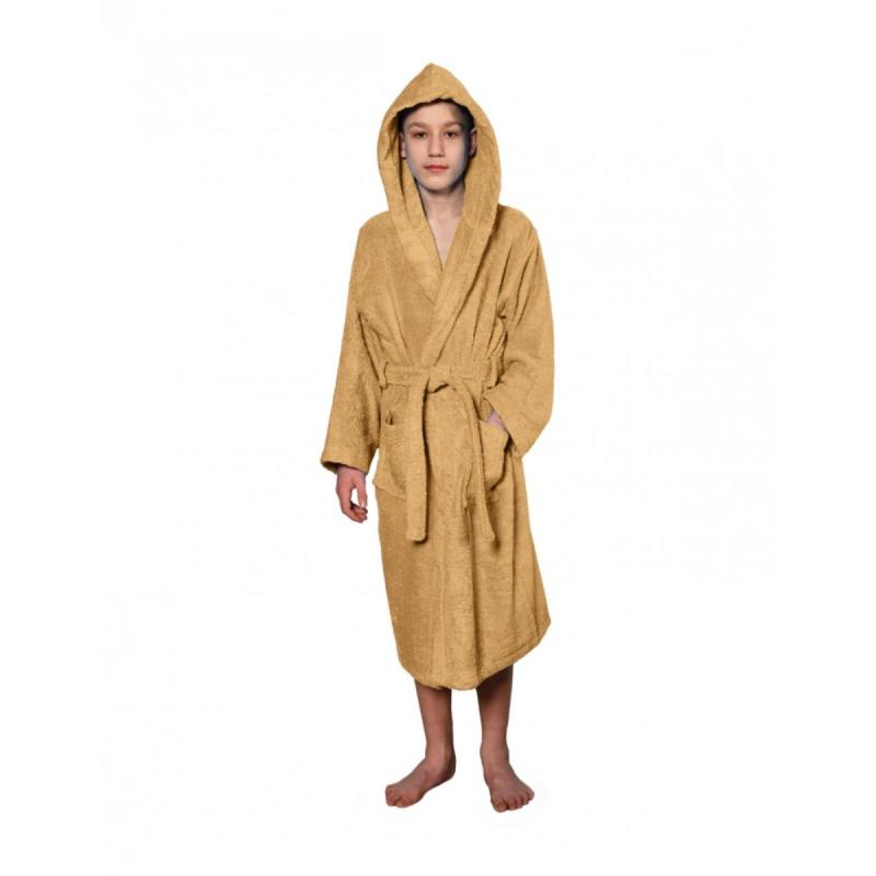 Morgonrock barn frotté LUXURY Miel