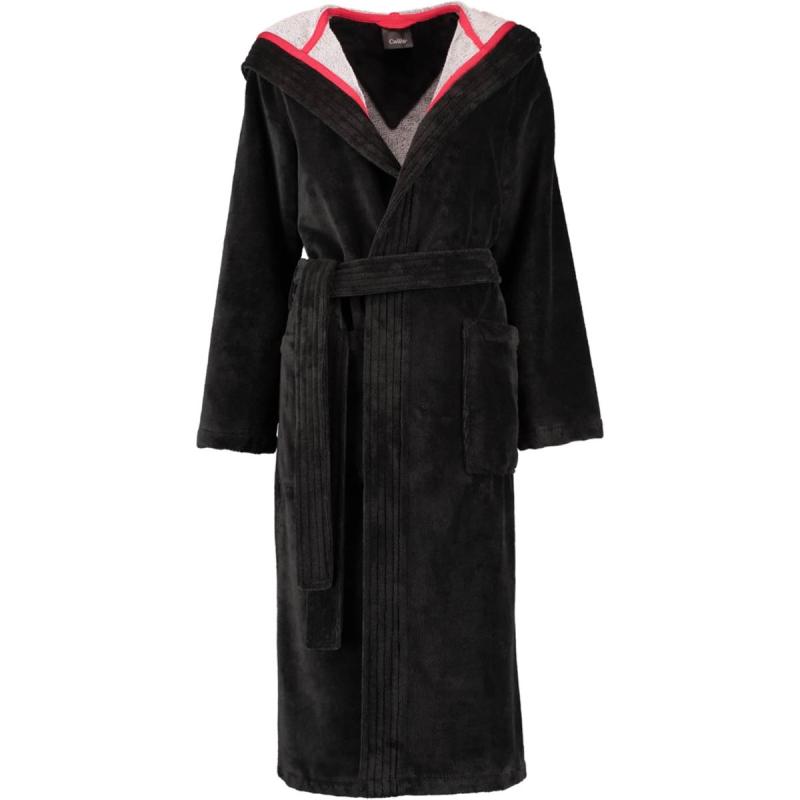 Bathrobe for women with hood 830-97 lava from Cawö