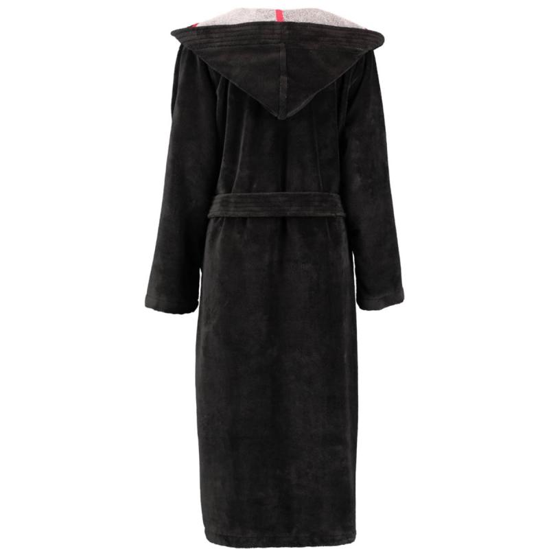 Bathrobe for women with hood 830-97 lava from Cawö