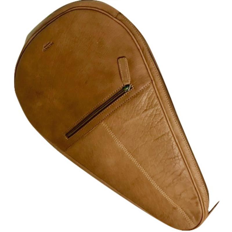 Leather Padel Case Tan