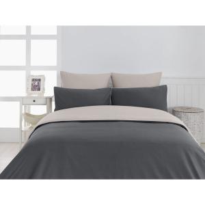 Påslakan DOZMARY Anthracite/Gris Perle