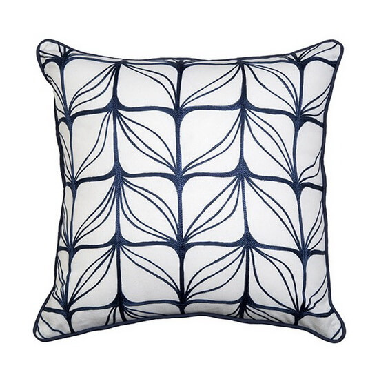 Prydnadskudde 45x45 KURBO Blanc