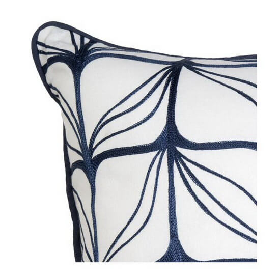 Prydnadskudde 45x45 KURBO Blanc