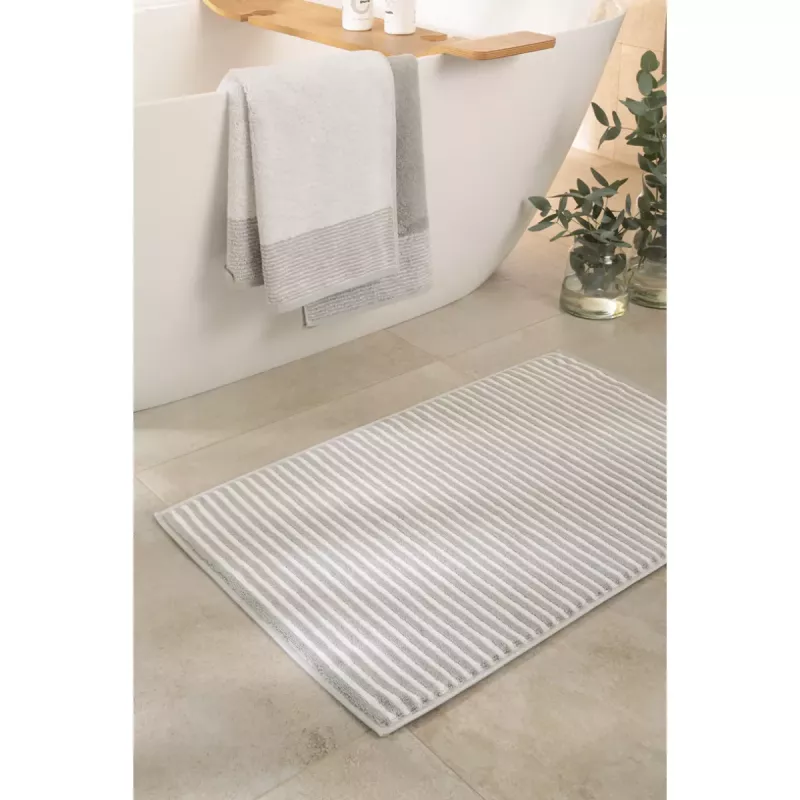 Randig Badrumsmatta Two Tone 480-76 Platin