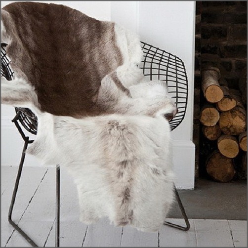 Real Swedish Reindeer Skin Rug Hide Fur at Good Price from the Nordic Arctic Climate