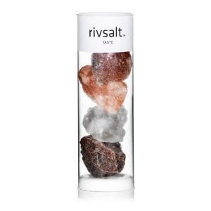 RIVSALT TASTE Refill with four salt rocks from different countries.