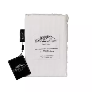 Satin Pillowcases 60x70 cm with Zipper 2-Pack Beau Maison Hotel Line