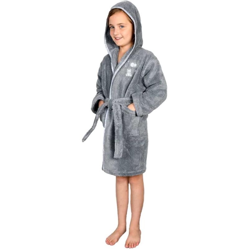 Morgonrock barn Baby Soft Ours Galet