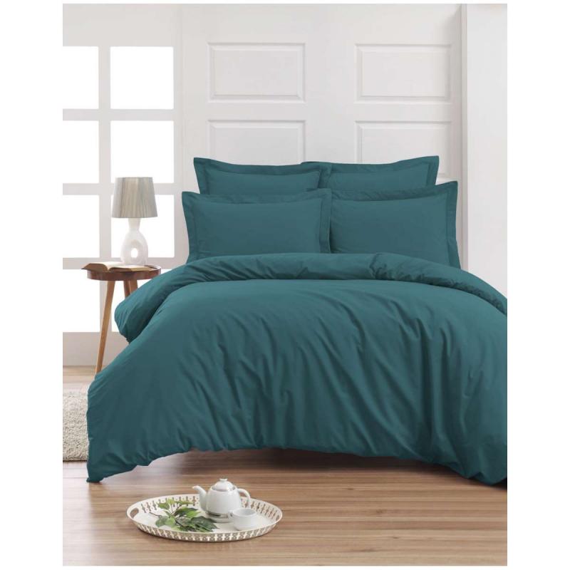 Dra-på-lakan SENSEI SOFT Petrol