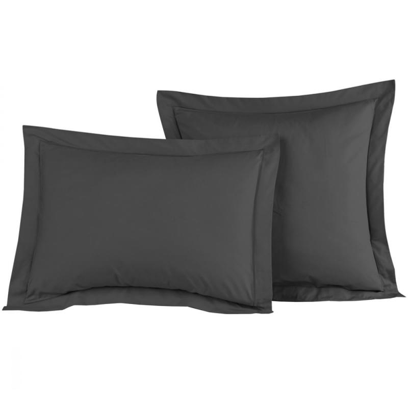 2 Pillowcase SENSEI SOFT Anthracite