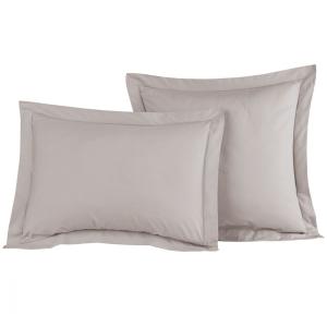 2 Pillowcase SENSEI SOFT Gris Perle