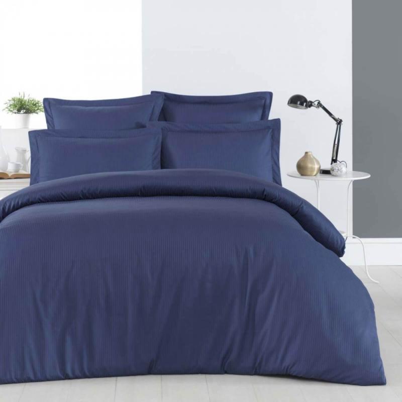 Satin Duvet cover VERSAILLES marine