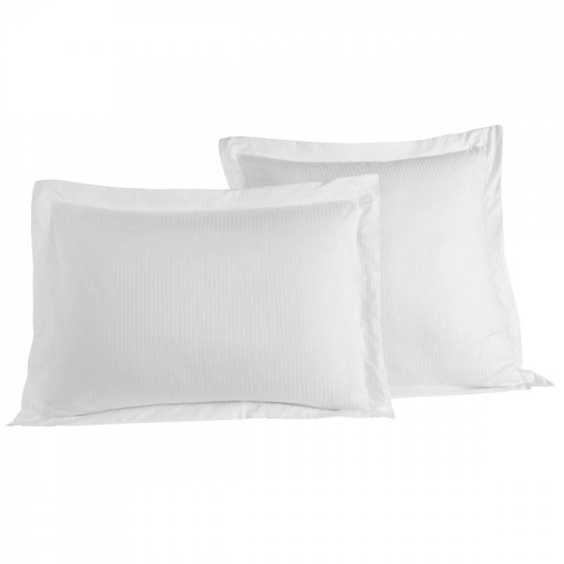 Lot of 2 Pillowcases VERSAILLES blanc