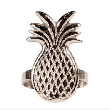 ByOn Servettring Tropical 5x3 cm Silver