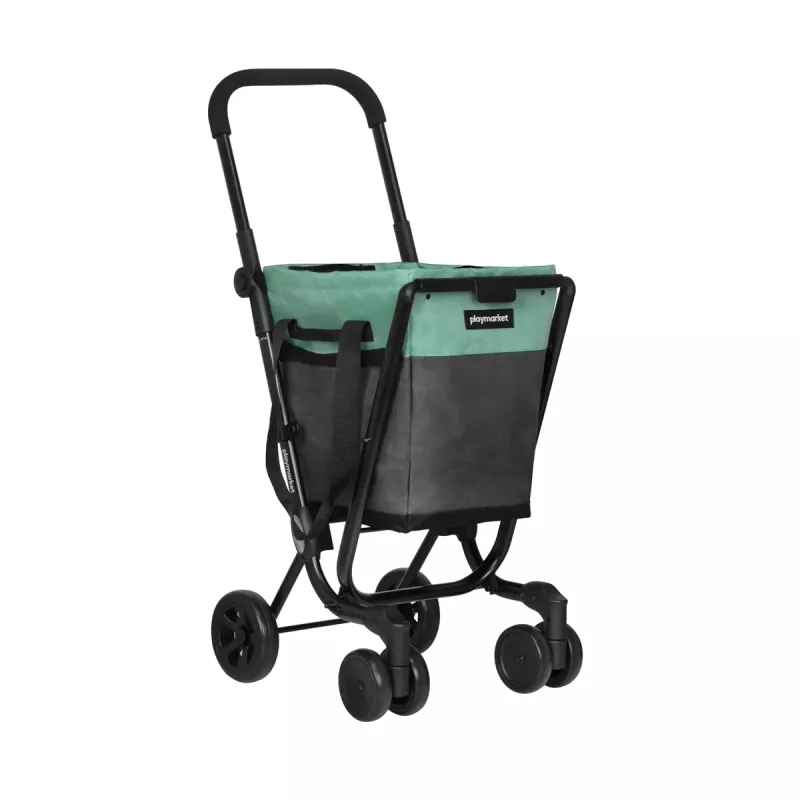 Shopping Trolley Easy Go Grey-Aquamarine