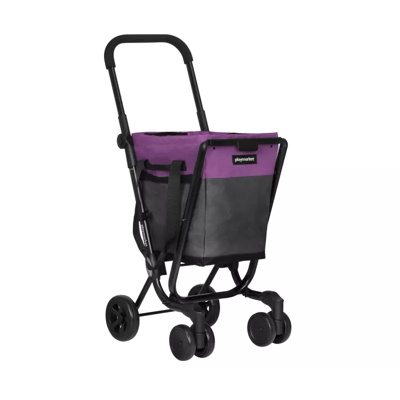 Shopping Trolley Easy Go Grey-Purple Grapes