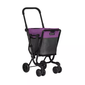 Shopping Trolley Easy Go Grey-Purple Grapes