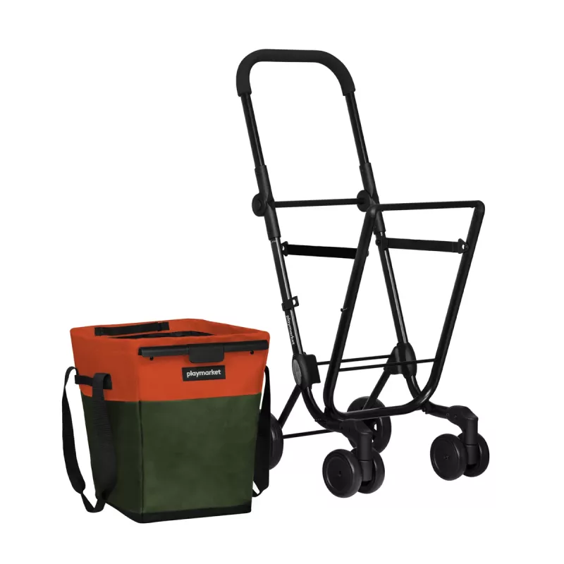 Shopping Trolley Easy Go Olilve-Orange
