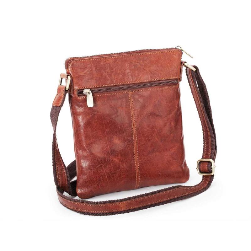 Leather Shoulderbag Small Brandy