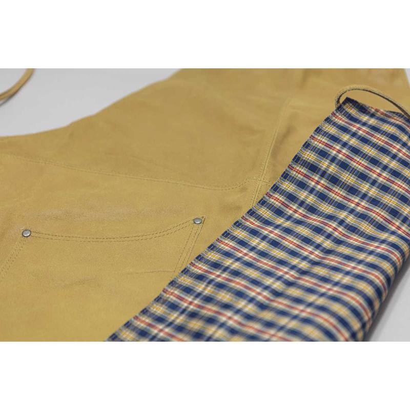 Skinnförkläde Vintage Home Mustard