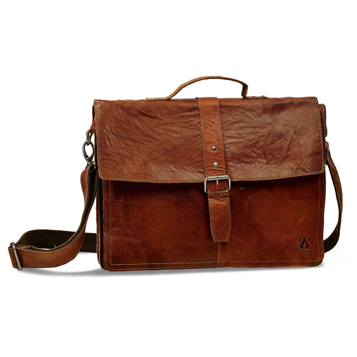 Exclusive Leather briefcase ​from B away. Men's​ classic model