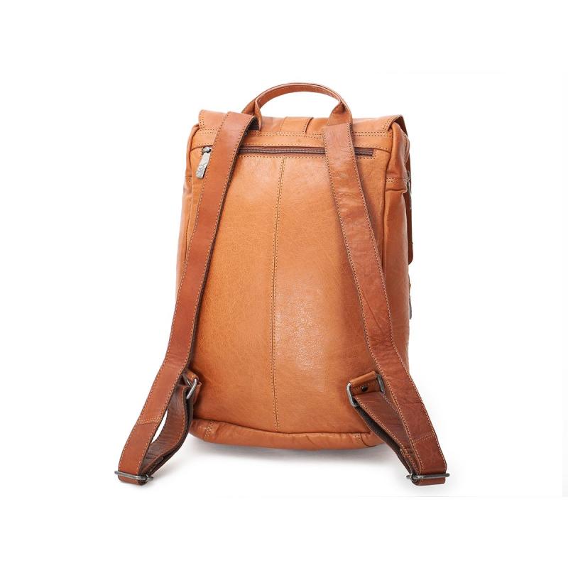 Leather Backpack 15" Tan