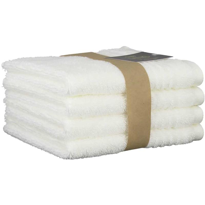 Små handdukar 30x30 tvättlappar i bomull Cawö 9906 Minis 4-pack
