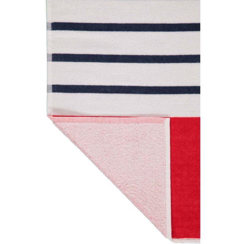 Big velour beach towel 80x180 Stripe 3706 12 from s.Oliver