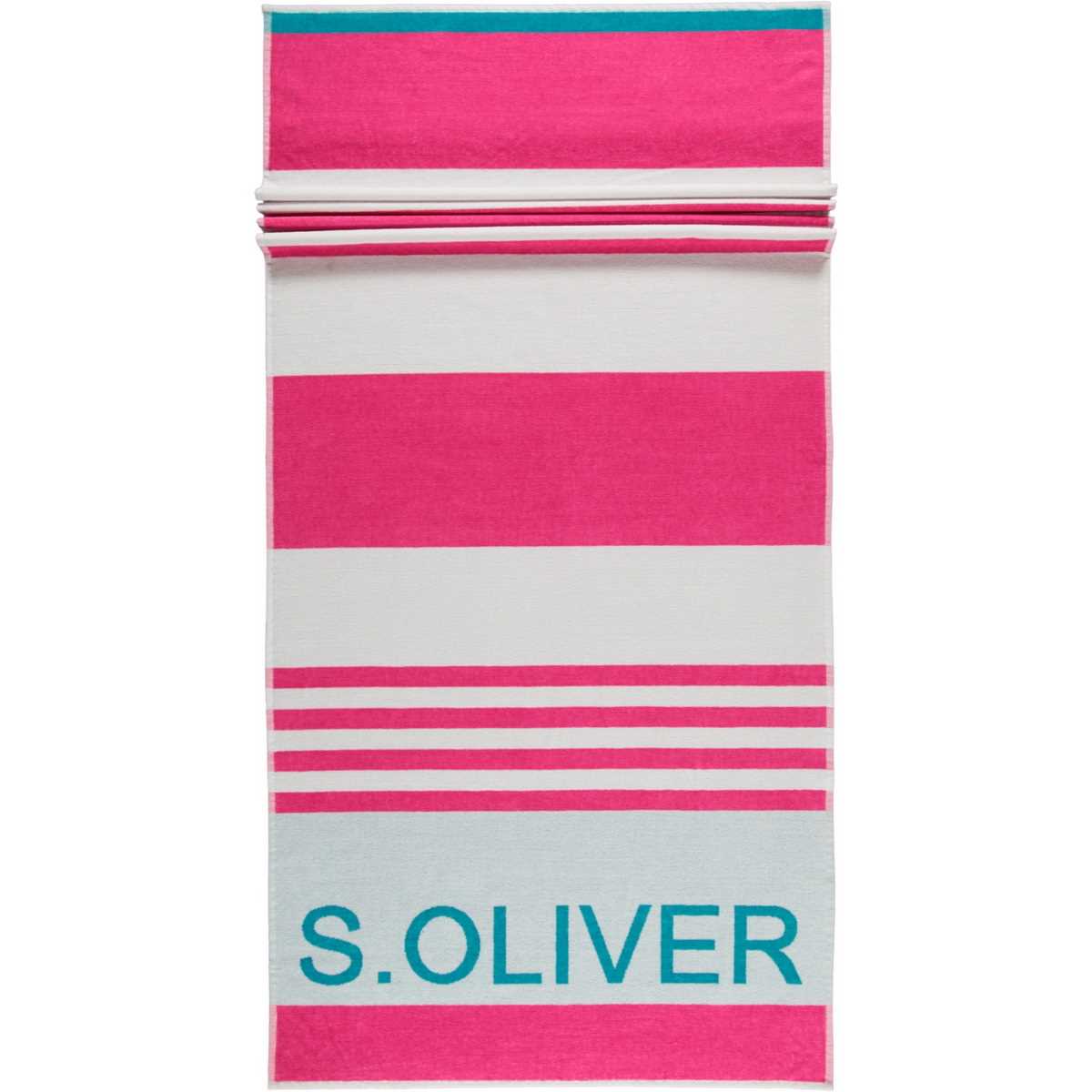 s.Oliver beach towel 80x180 3707-24 pink