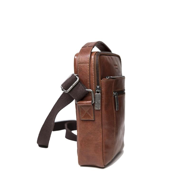 Leather Reporterbag Brandy