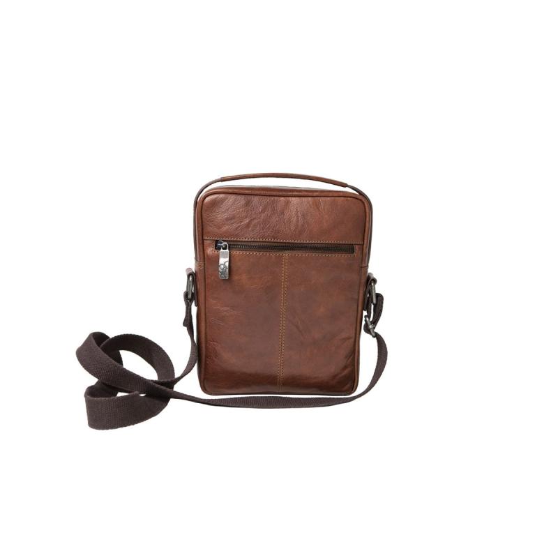 Leather Reporterbag Brandy
