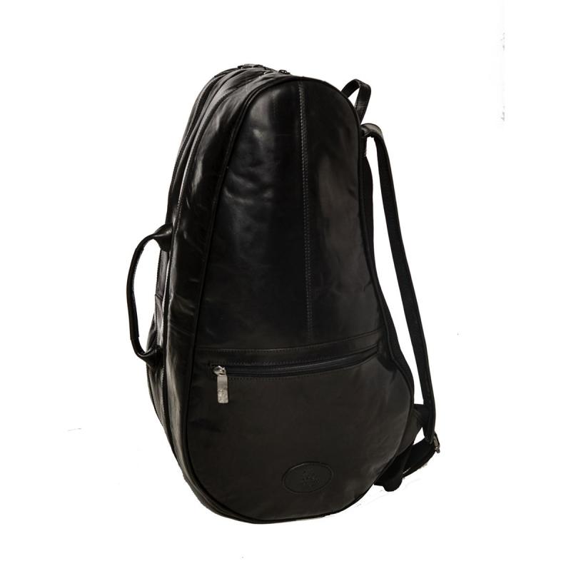 Leather Padelbag Black